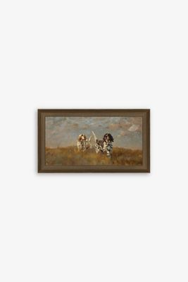 Two Hilltop Setters by Percival Rousseau Wall Art