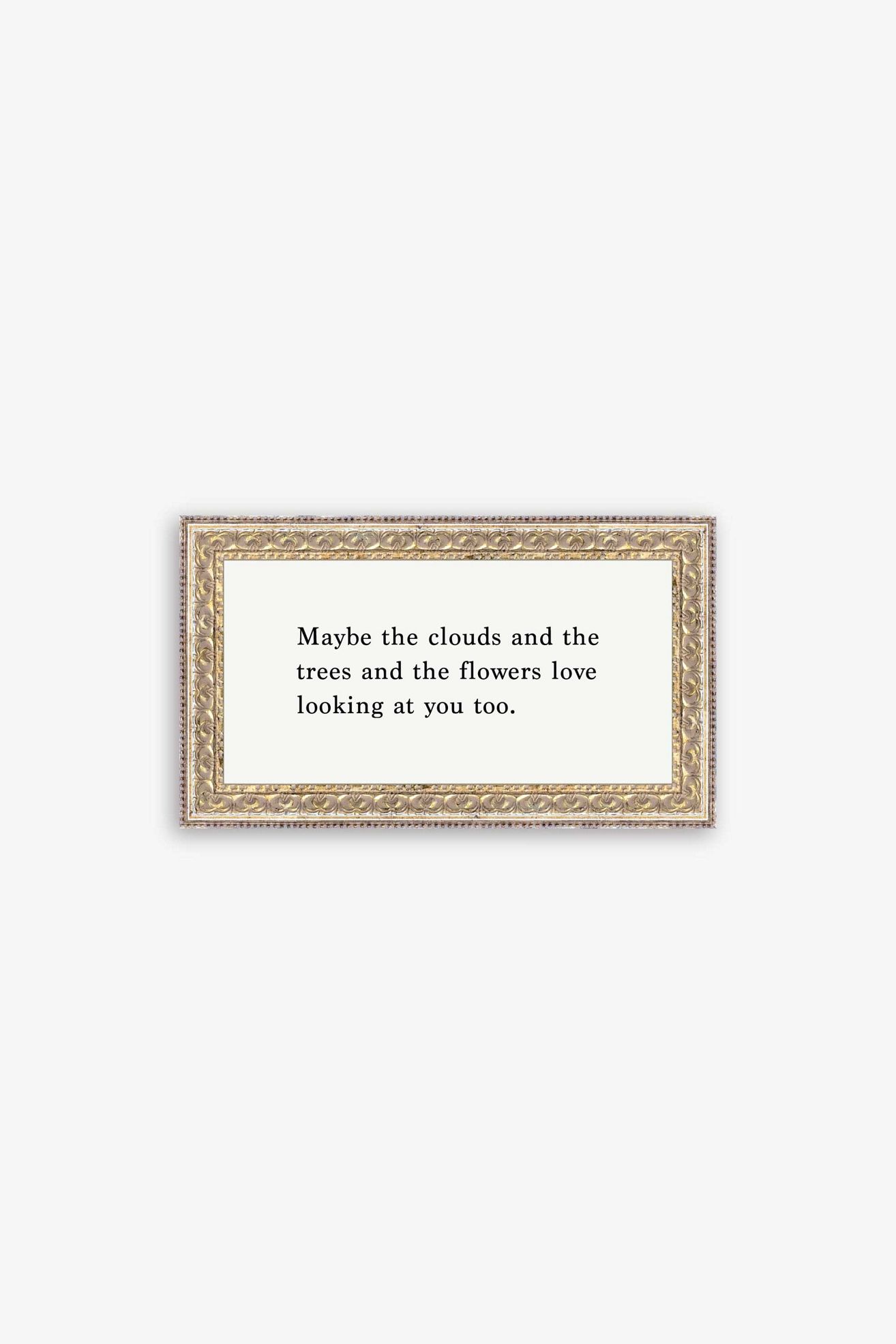 Maybe Wall Art - Black & White Pattern, One Size