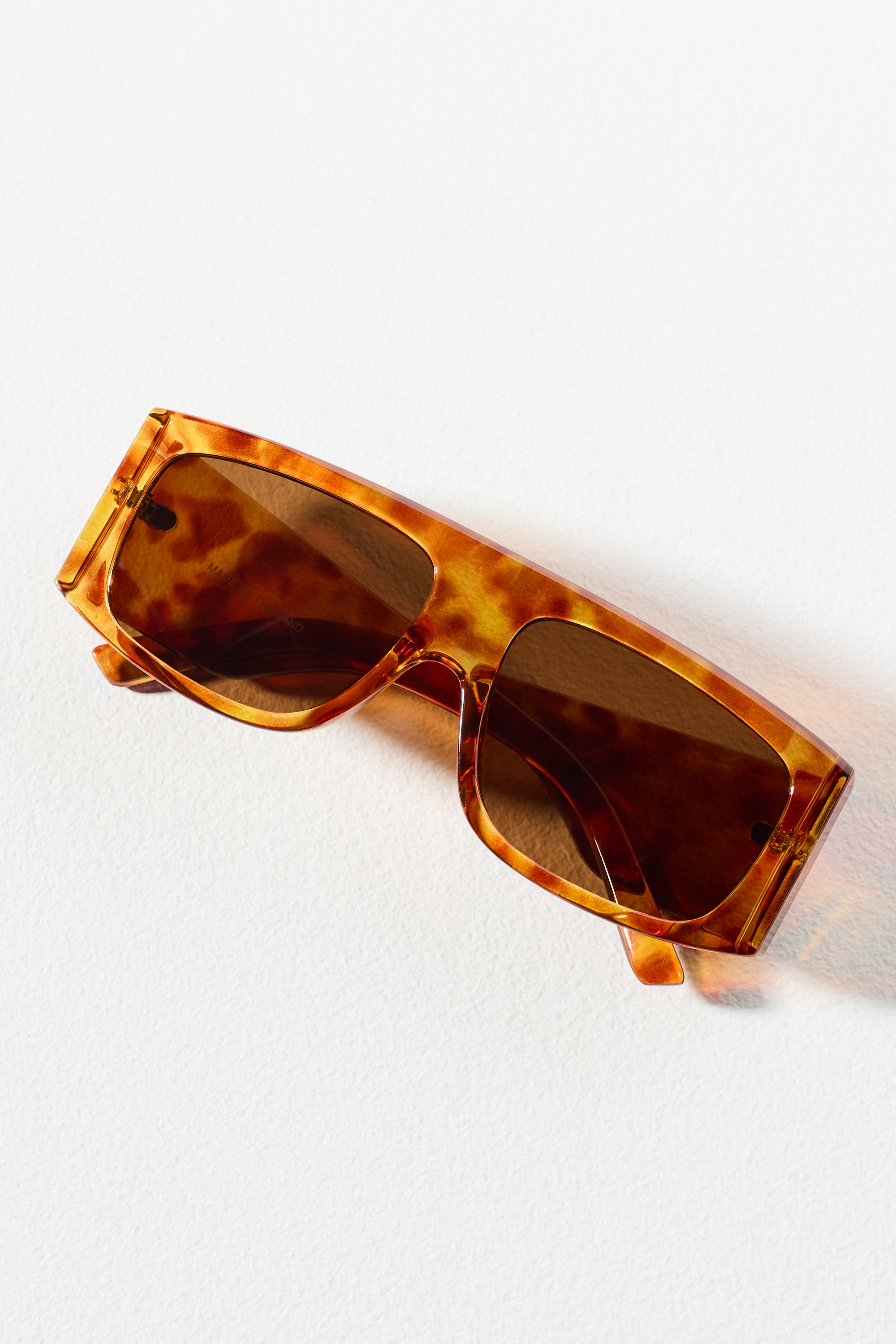 Toirtoise Shell Flat Top Sunglasses - Image 1