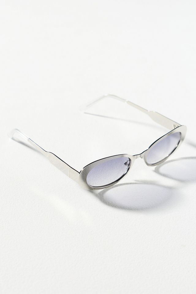 Elite Eyewear Slim Metal Oval Sunglasses #1