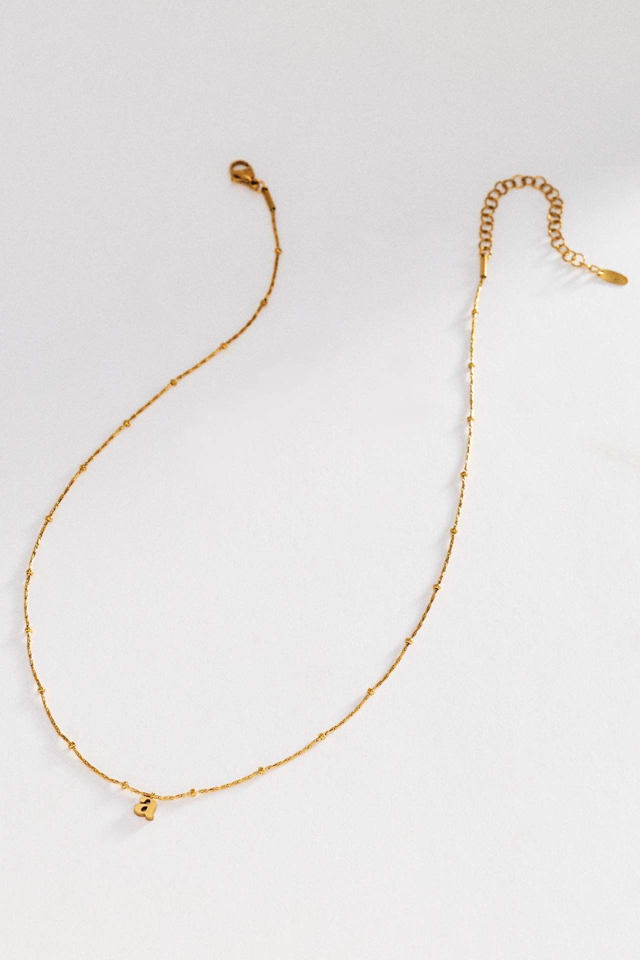 Water-Resistant Monogram Necklace