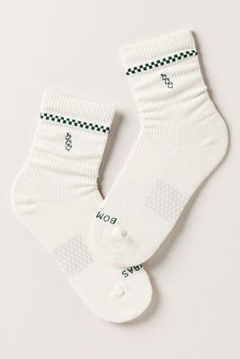 Bombas Embroidered Crew Socks