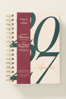 Maeve 17-Month Faux Leather Planner