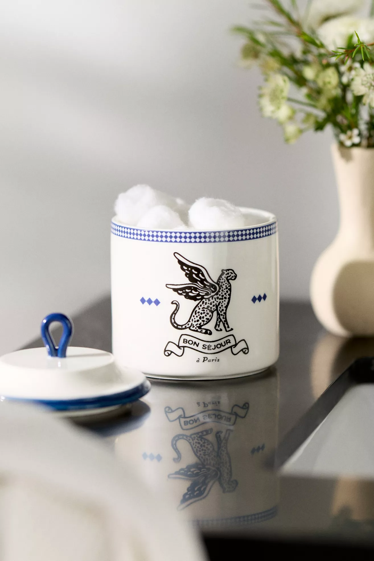 Hotel Ceramic Bath Canister