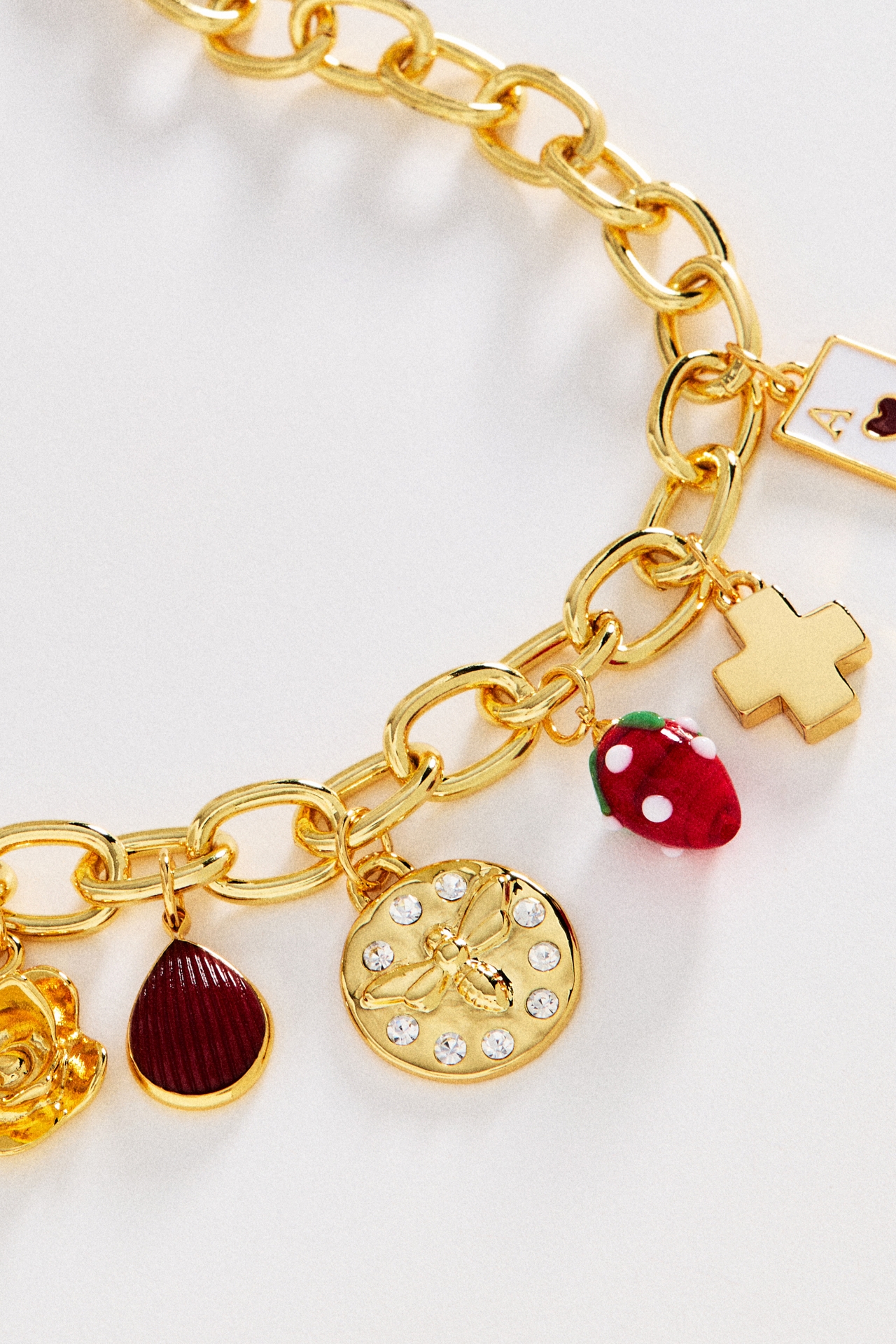 Logan Tay Strawberry Charm Necklace