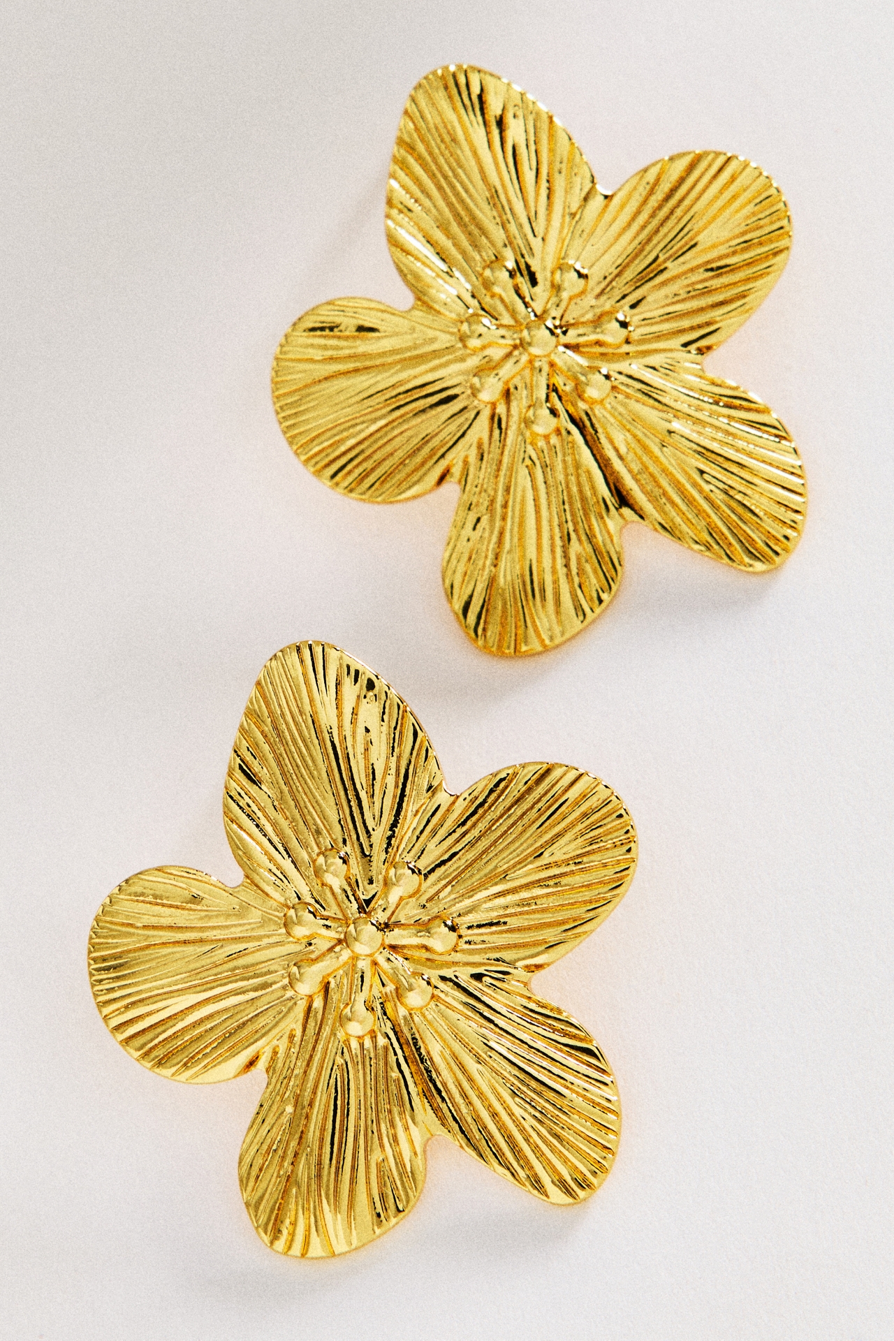 Logan Tay Golden Flower Earrings