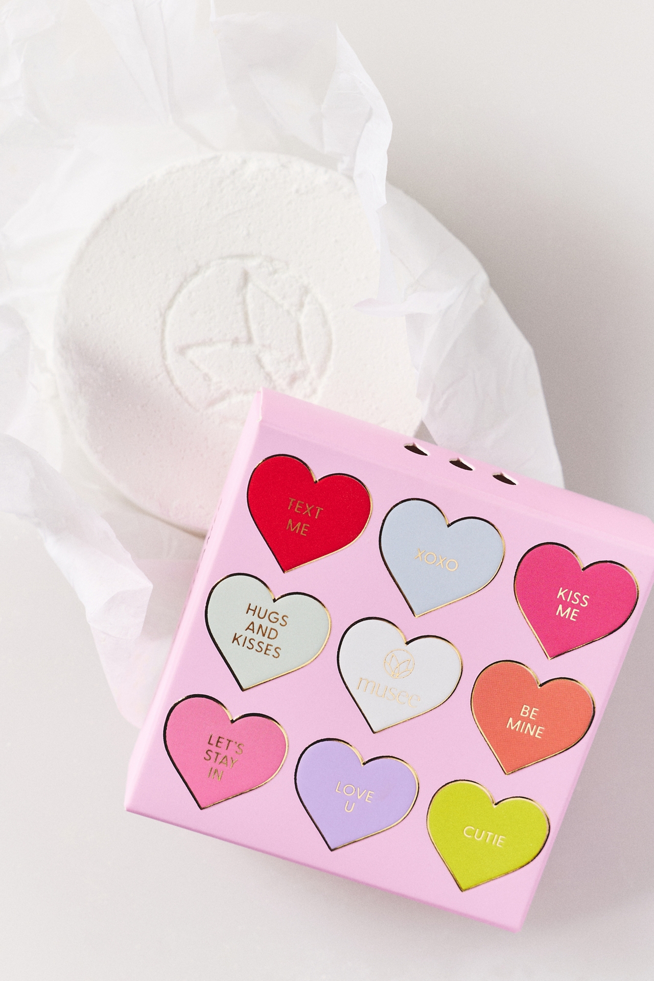 Musee Candy Hearts Single Shower Steamer