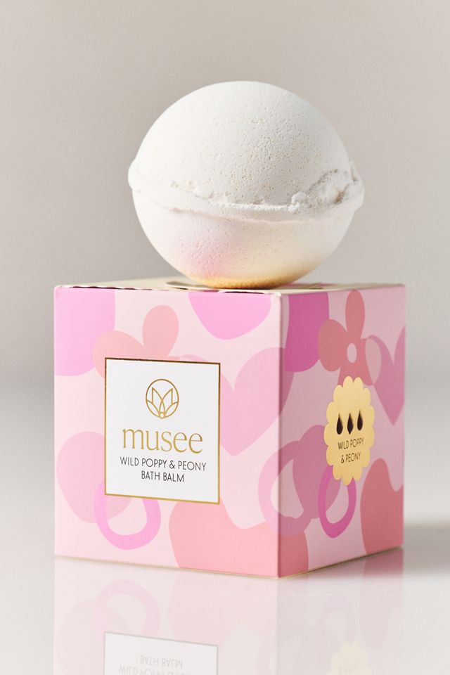 Musee Wild Poppy & Peony Luxe Bath Balm with Body Melt | Anthropologie