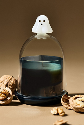 Ghost Icon Cloche Gourmand Sugared Walnut & Spice Glass Candle