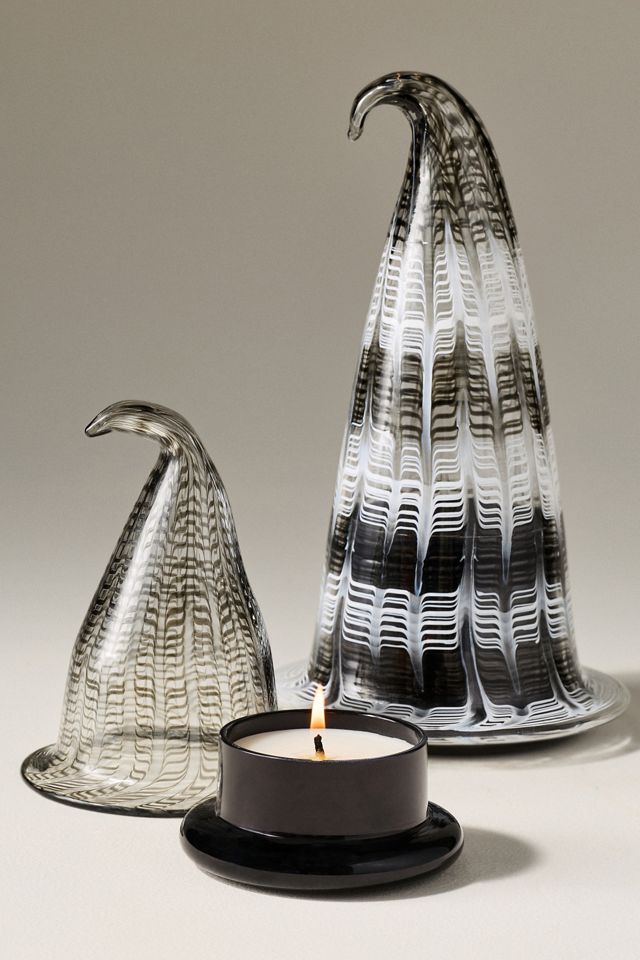 Witches Hat Amber Pumpkin & Spice Figural Glass Candle | AnthroHome