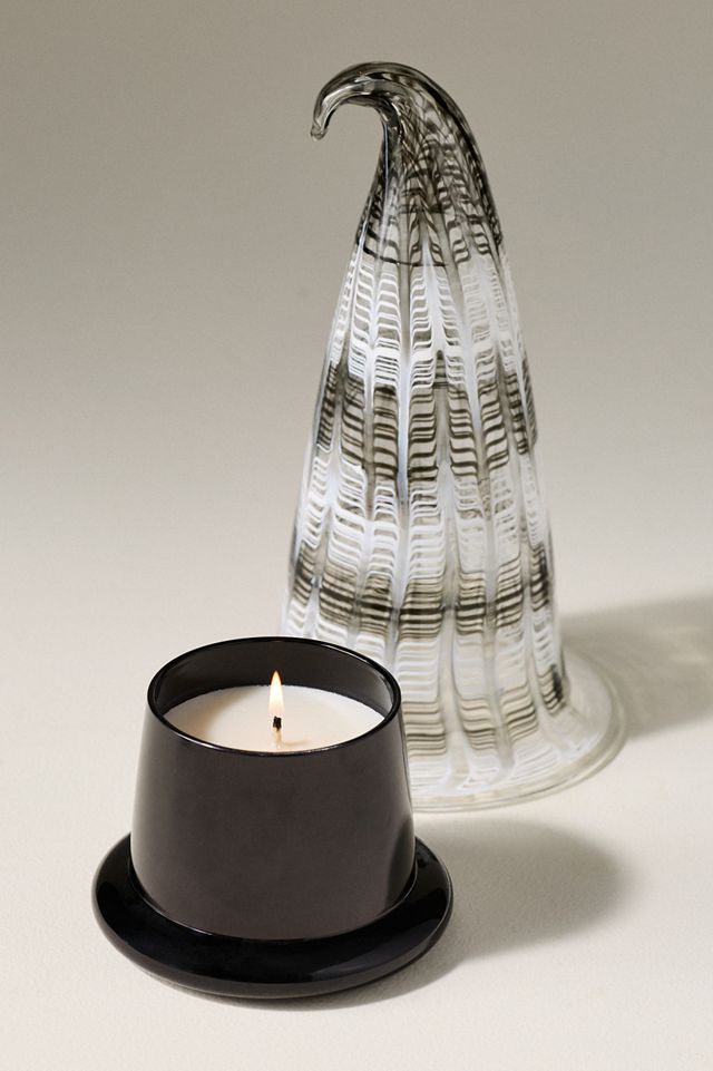 Witches Hat Woody Honeycrisp & Pinecone Figural Glass Candle #2