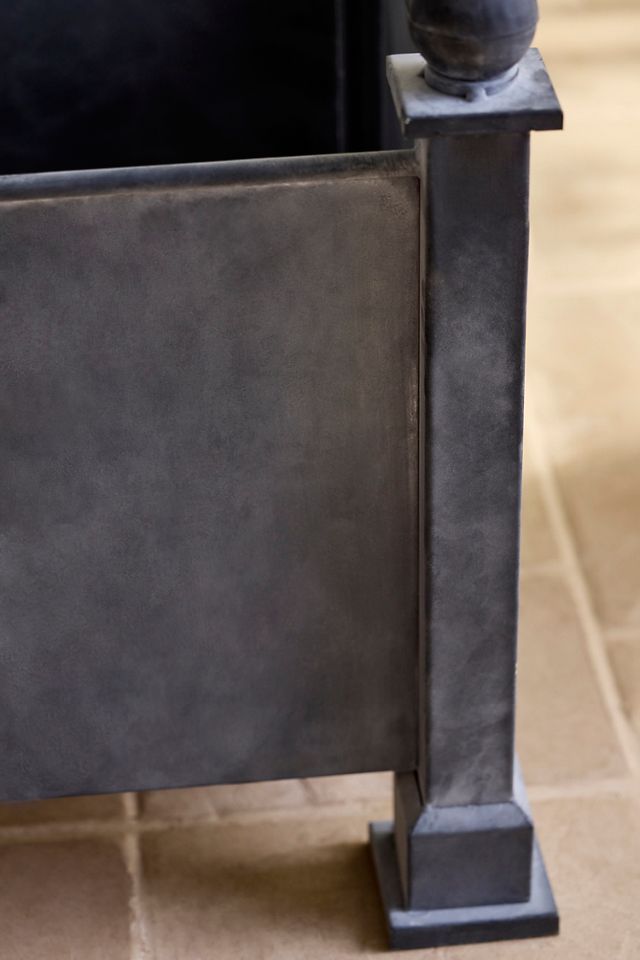 Versailles Galvanized Square Planter #3