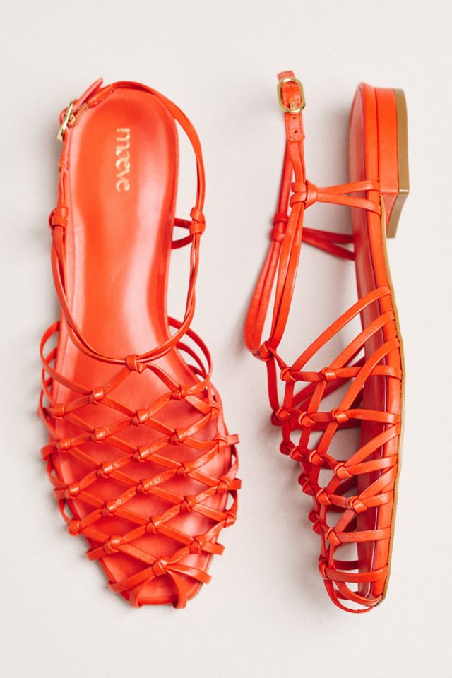 Maeve Woven Strappy Flat Sandals #1