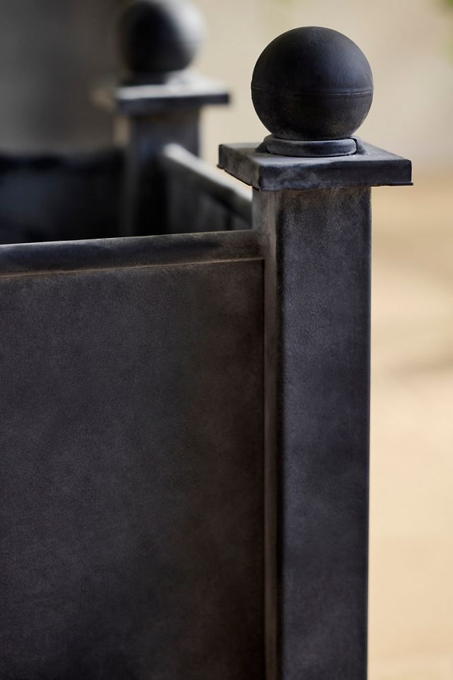 Versailles Galvanized Trough Planter #2