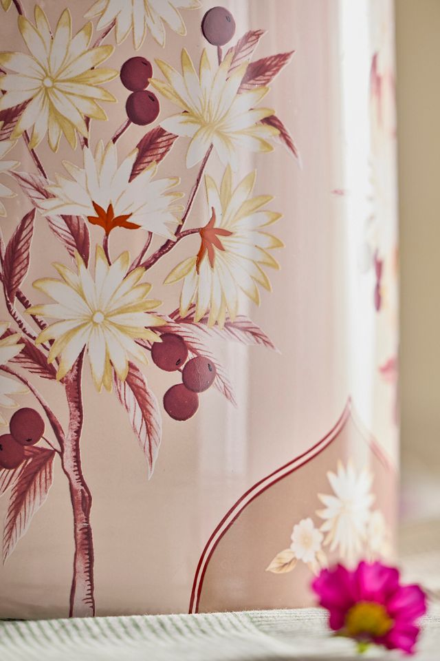 Floral Painting Ginger Jar Ceramic Vase #2