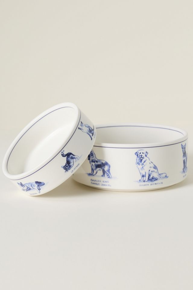 Molly Hatch Stoneware Pet Bowl #2