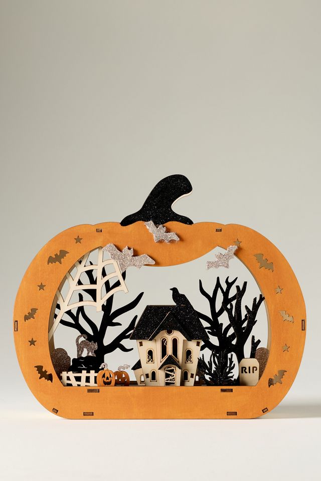 Ghostly Light-Up Mantle Decor #2