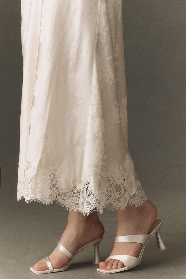 For Love & Lemons Adrift Satin Maxi Dress #3