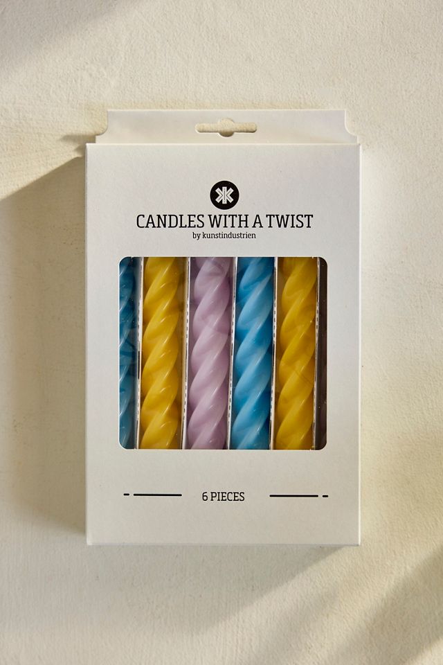 Twisty Tapers, Set of 6 Spring Mix #2
