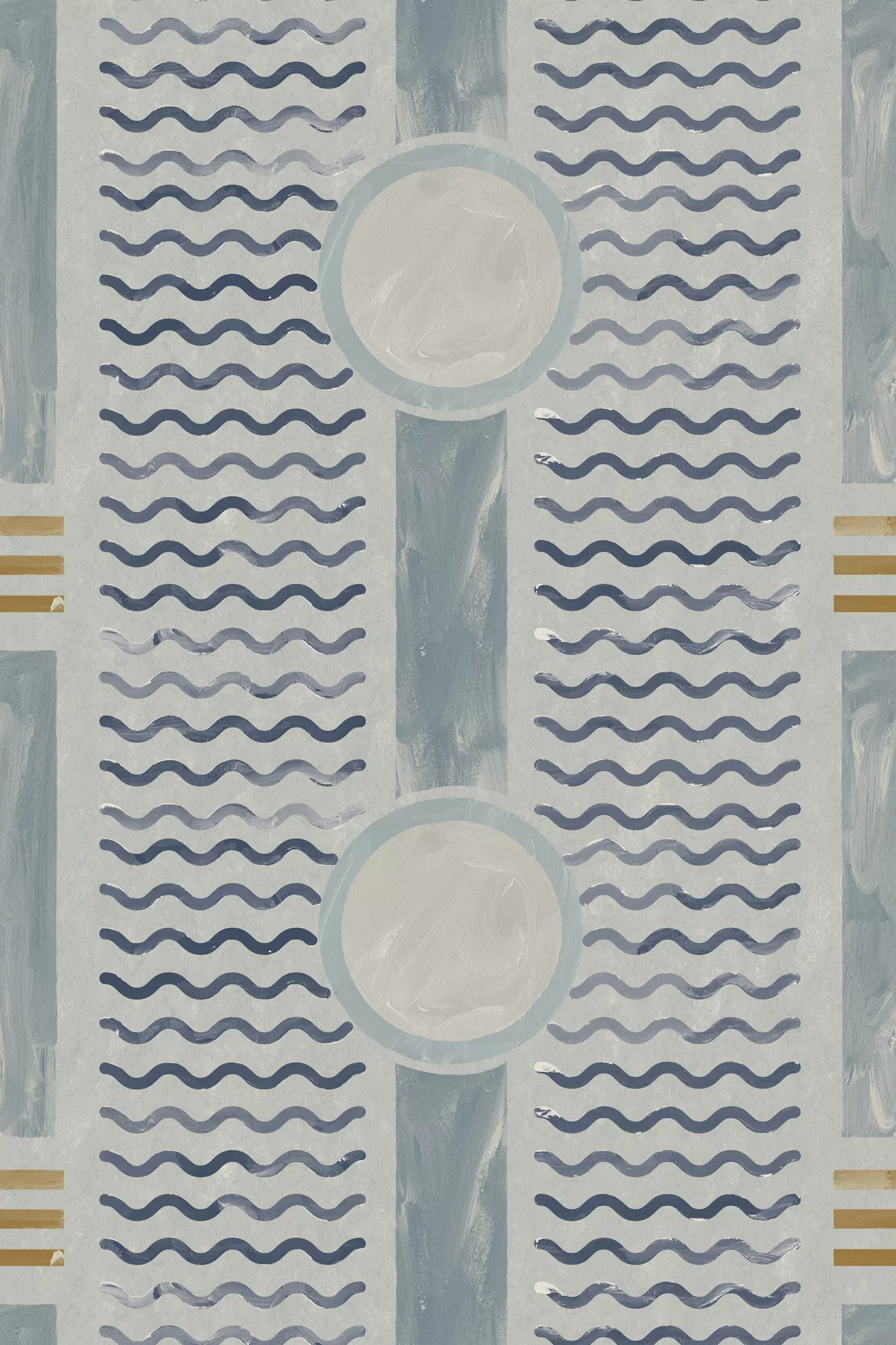 Mitchell Black South Beach Facade Geometric Nautical Wallpaper - thumbnail 2