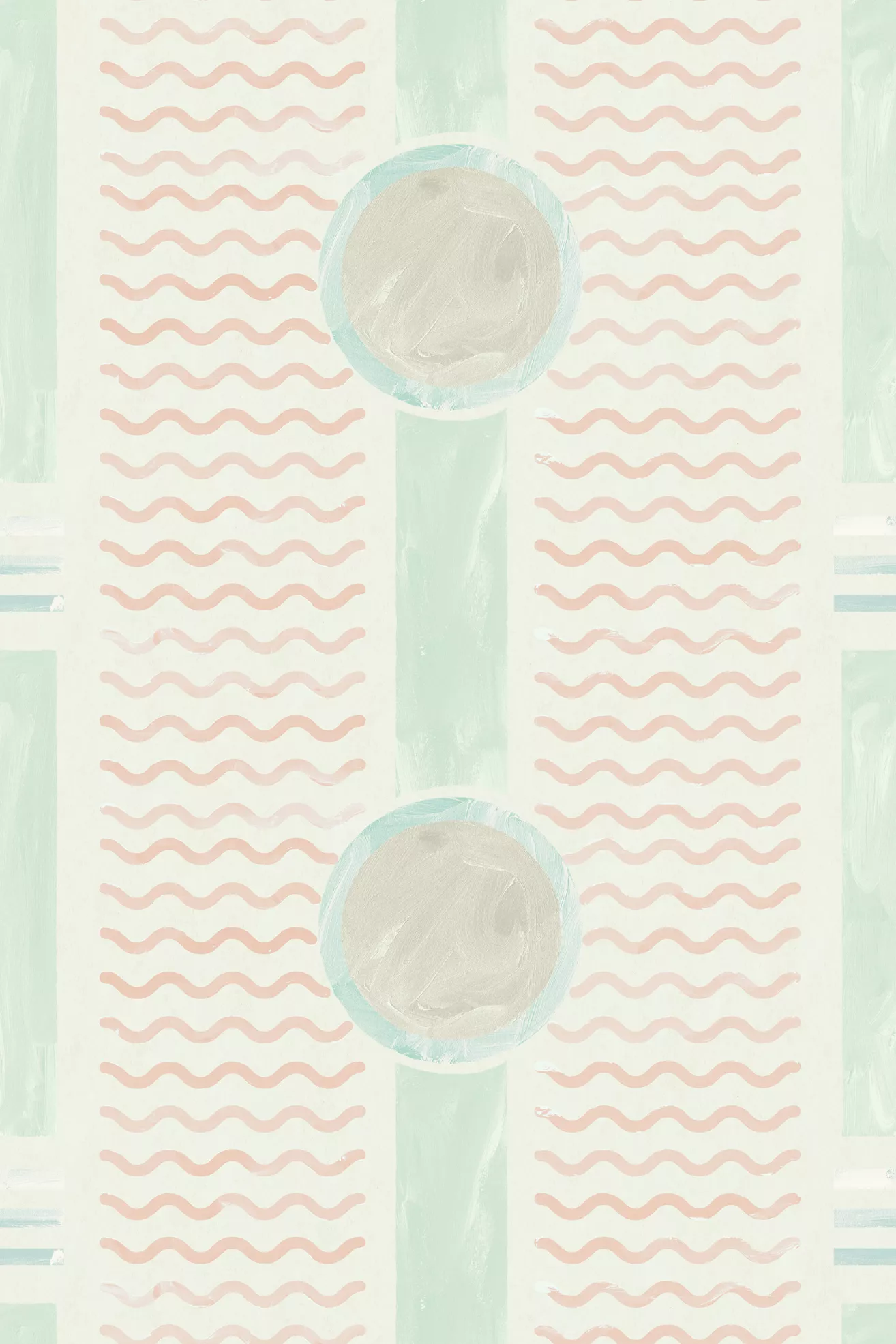 Mitchell Black South Beach Facade Geometric Nautical Wallpaper - thumbnail 5