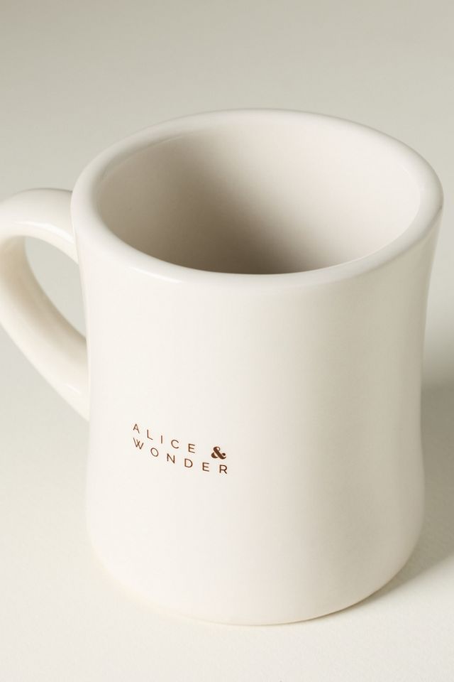 Alice & Wonder Stoneware Phrase Mug #3