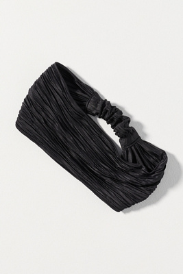 Anthropologie Scrunchie Hair Band In Black