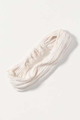 Anthropologie Scrunchie Hair Band In White