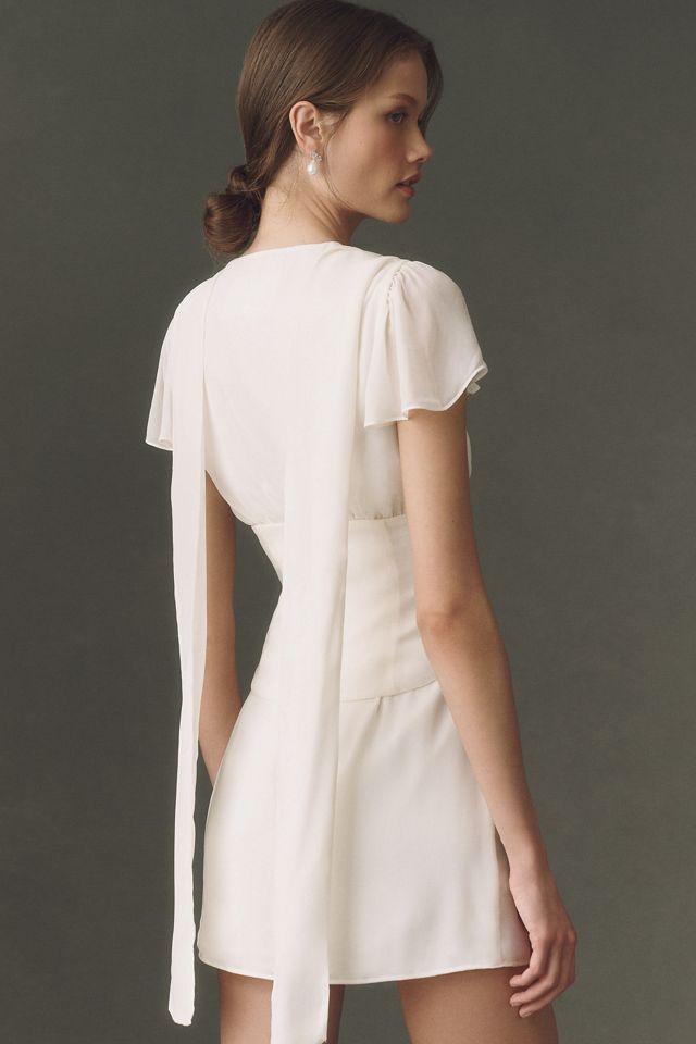 bhldn strapless corset fit & flare mini dress Long Sleeve Sweetheart Dress – Rosetta Getty main image 0