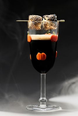 Halloween Icon Flute Glass