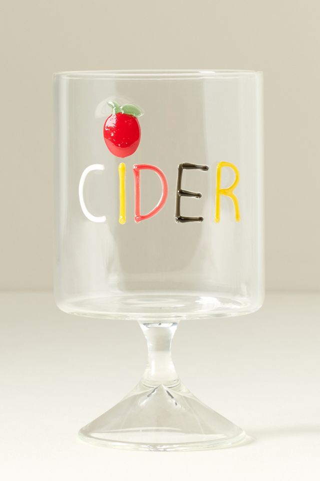 Word Play Halloween Wine Glass #1