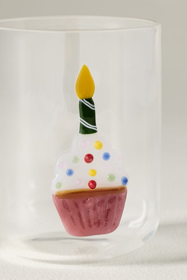 Love Notes Cupcake Icon Juice Glass #3