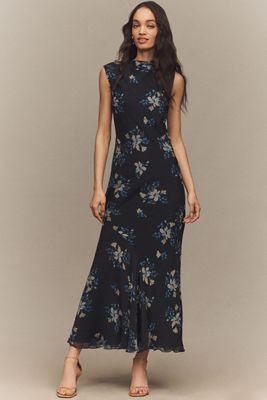 chinese dress ladies Keep It Up Black Puff Sleeve Maxi Dress, Large - The Mint Julep Boutique