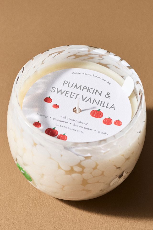 Mystic Icon Pumpkin Sweet Vanilla Glass Candle #1