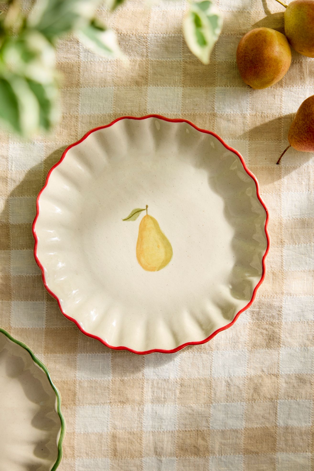 Orchard Stoneware Side Plate - Pear