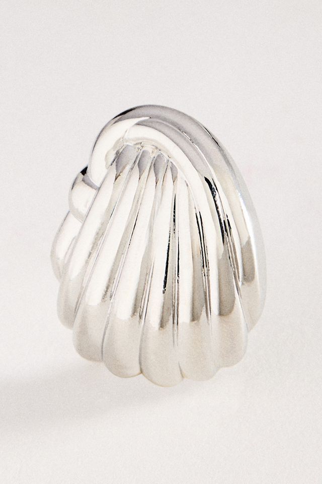 Dome Sculptural Post Earrings #1