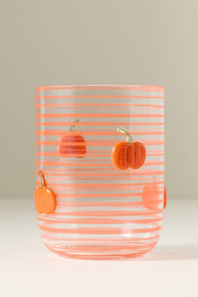Halloween Swirl Juice Glass #1