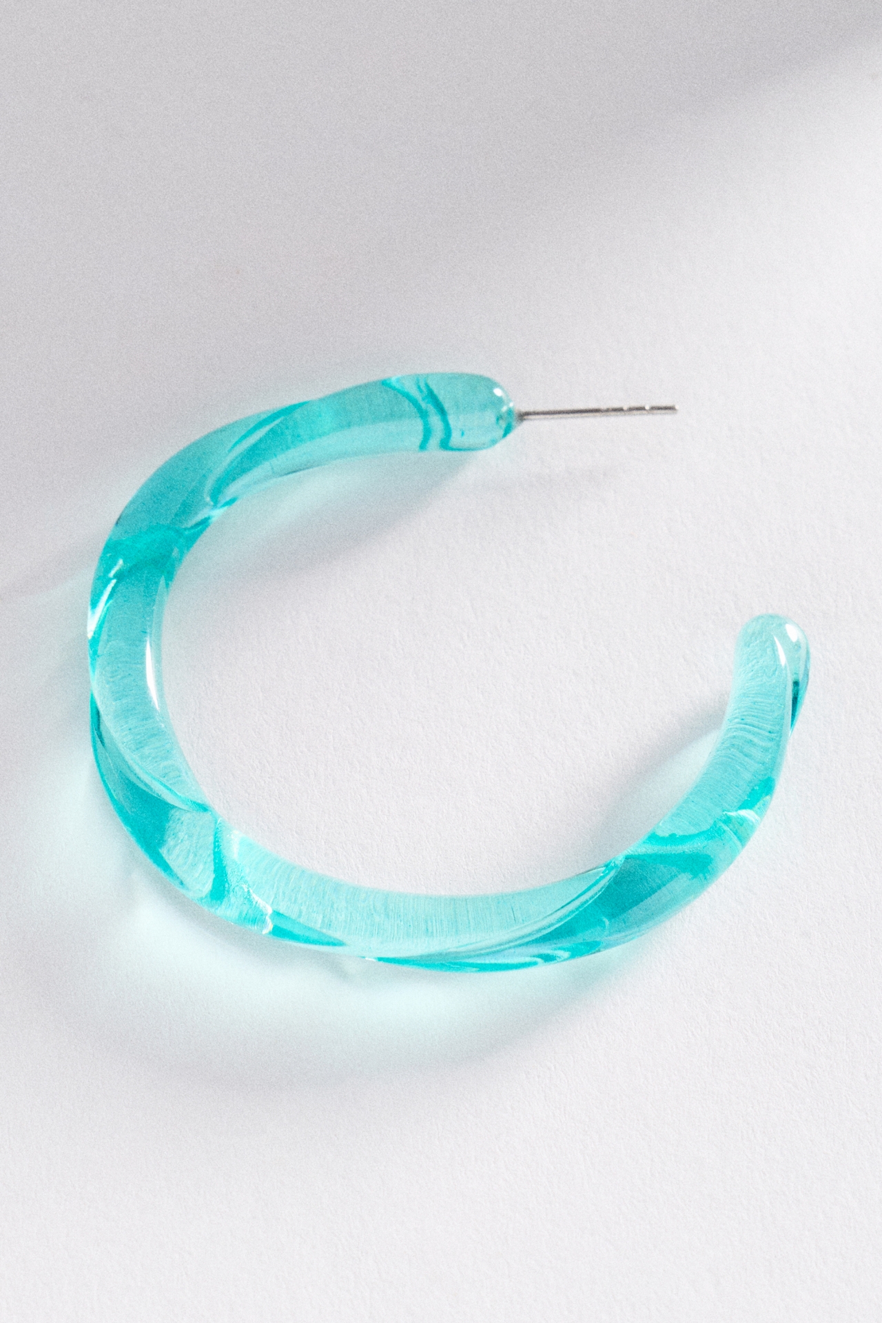 By Anthropologie Large Resin Hoop Earrings