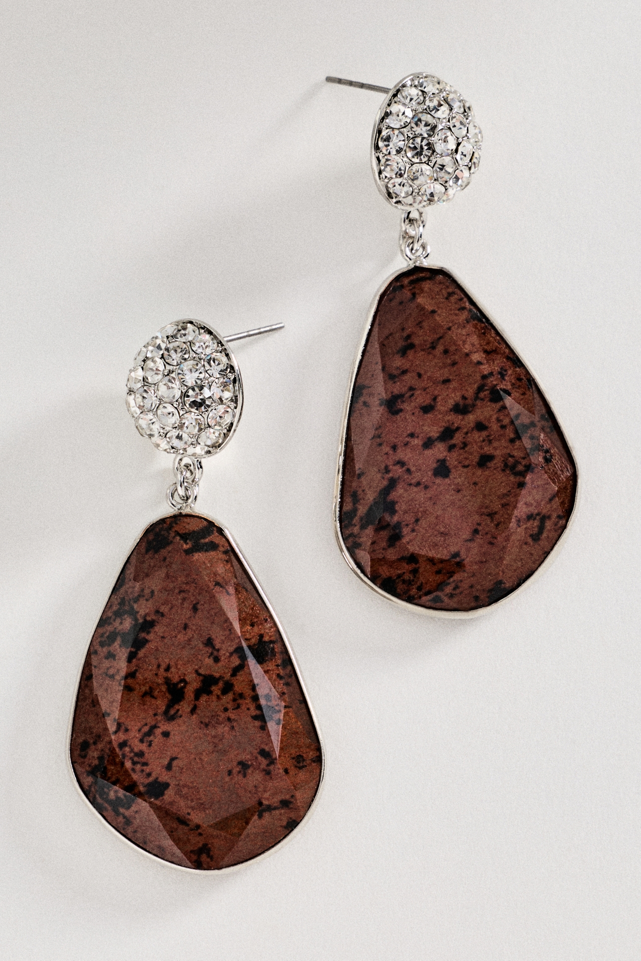 Stone Drop Earrings