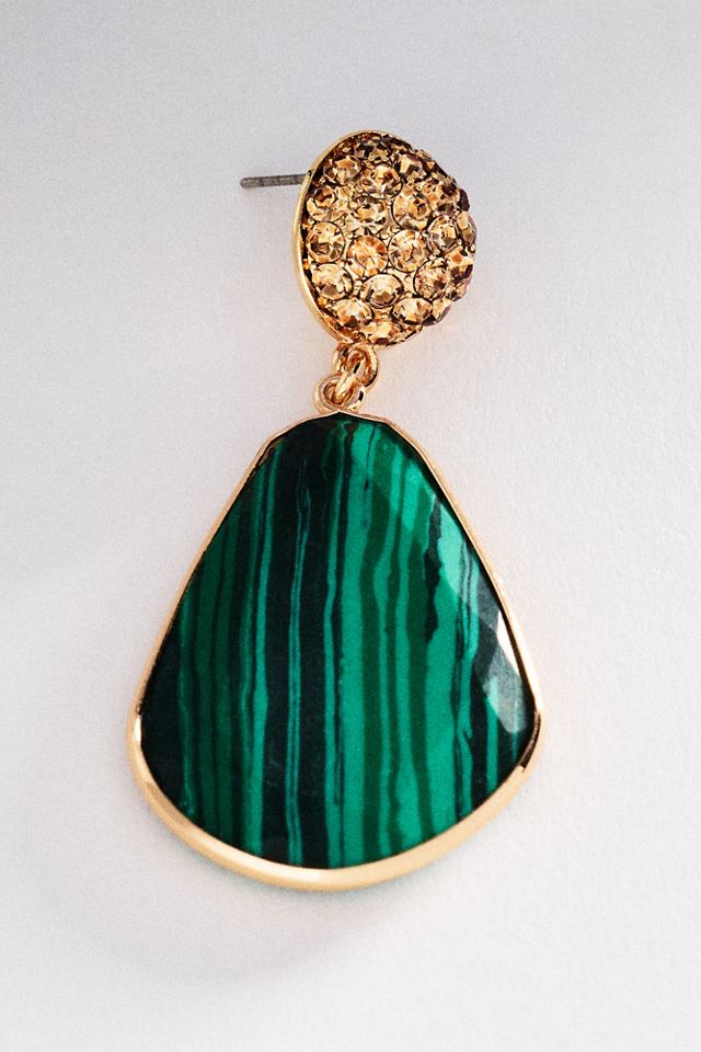 Stone Drop Earrings #1