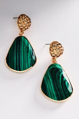 Stone Drop Earrings