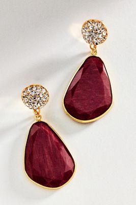 Stone Drop Earrings
