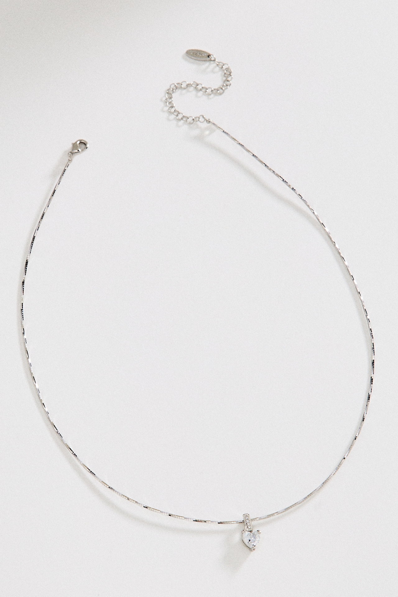 Short Crystal Pendant Necklace