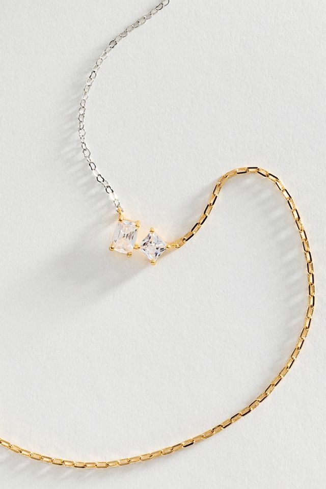 Crystal Pendant Delicate Chain Nacklace #1