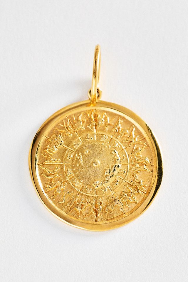 Hermina Athens Shield of Achilles Charm | Anthropologie