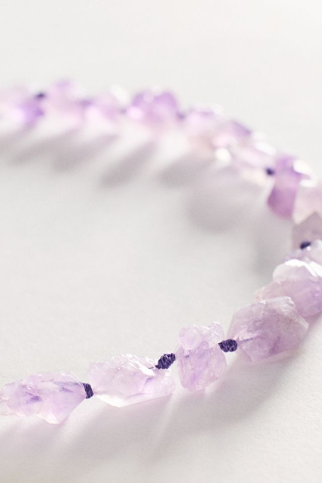 Hermina Athens Bougainvillea Amethyst Necklace #1