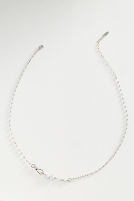 Delicate Crystal Ball Chain Necklace | Anthropologie