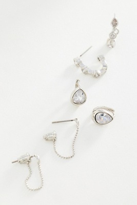 Petit Crystal Earrings, Set of 3 | Anthropologie