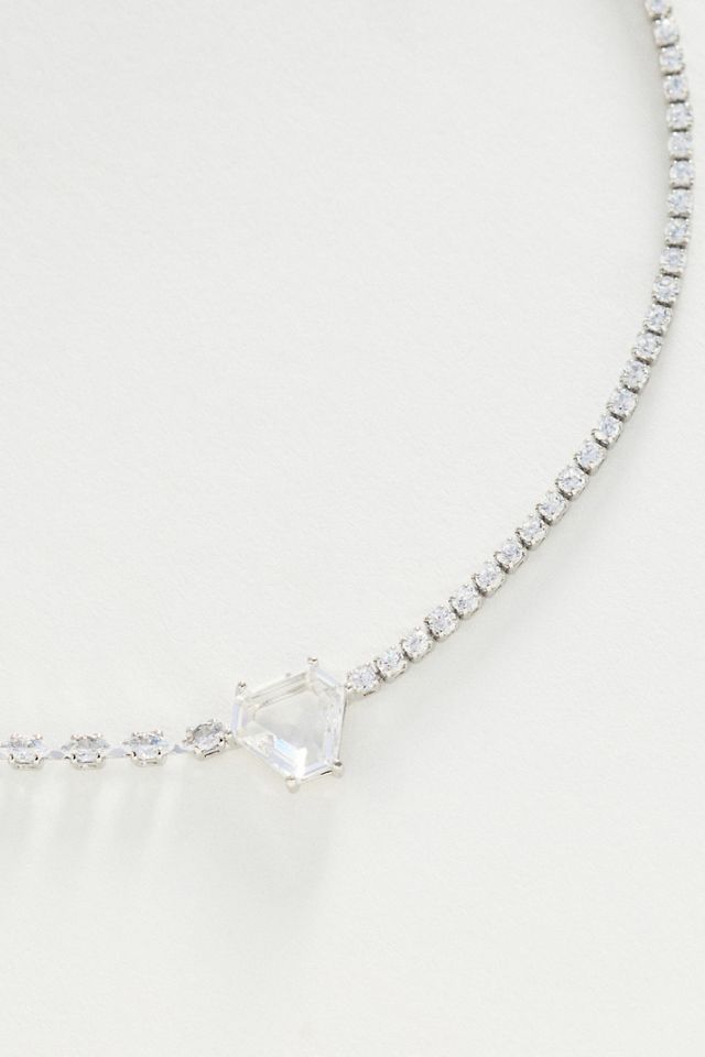 Soloist Crystal Mixed Chain Necklace #2