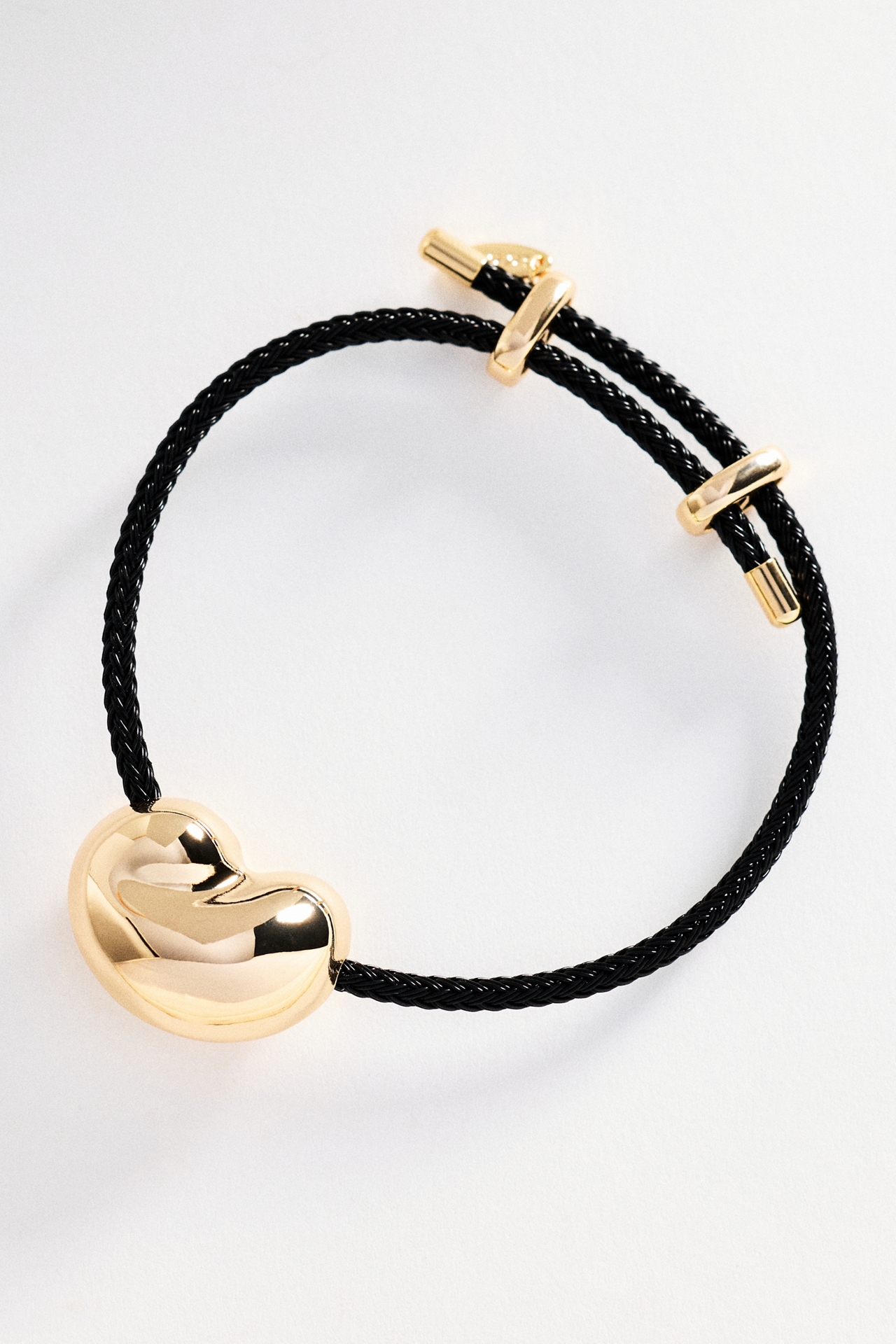 Bean Pendant Cord Bracelet